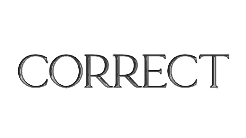 Correct by CA logo
