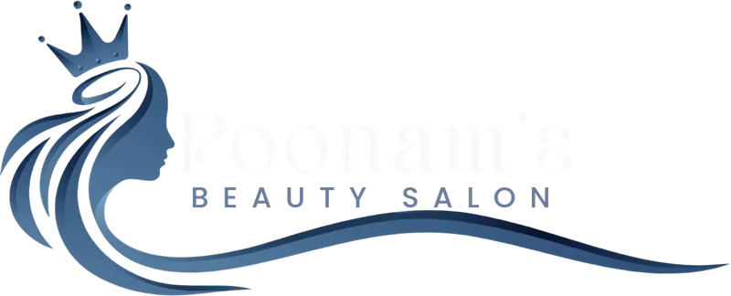 Poonam's beauty salon logo