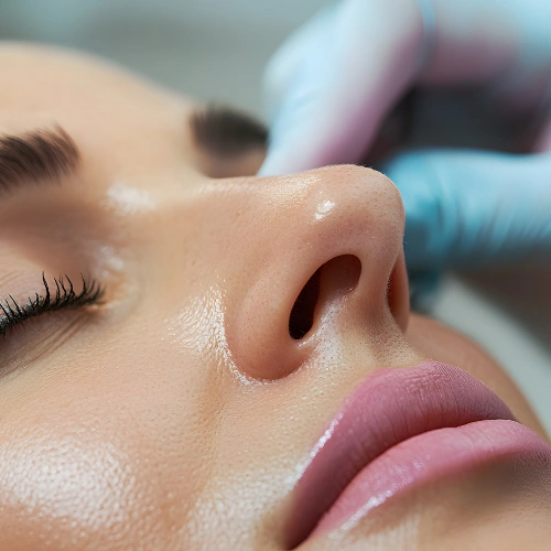 Non-surgical rhinoplasty inspiration